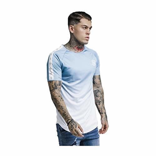 Moda SIKSIL Camiseta BLUESKAY Raglan Fade Gym tee