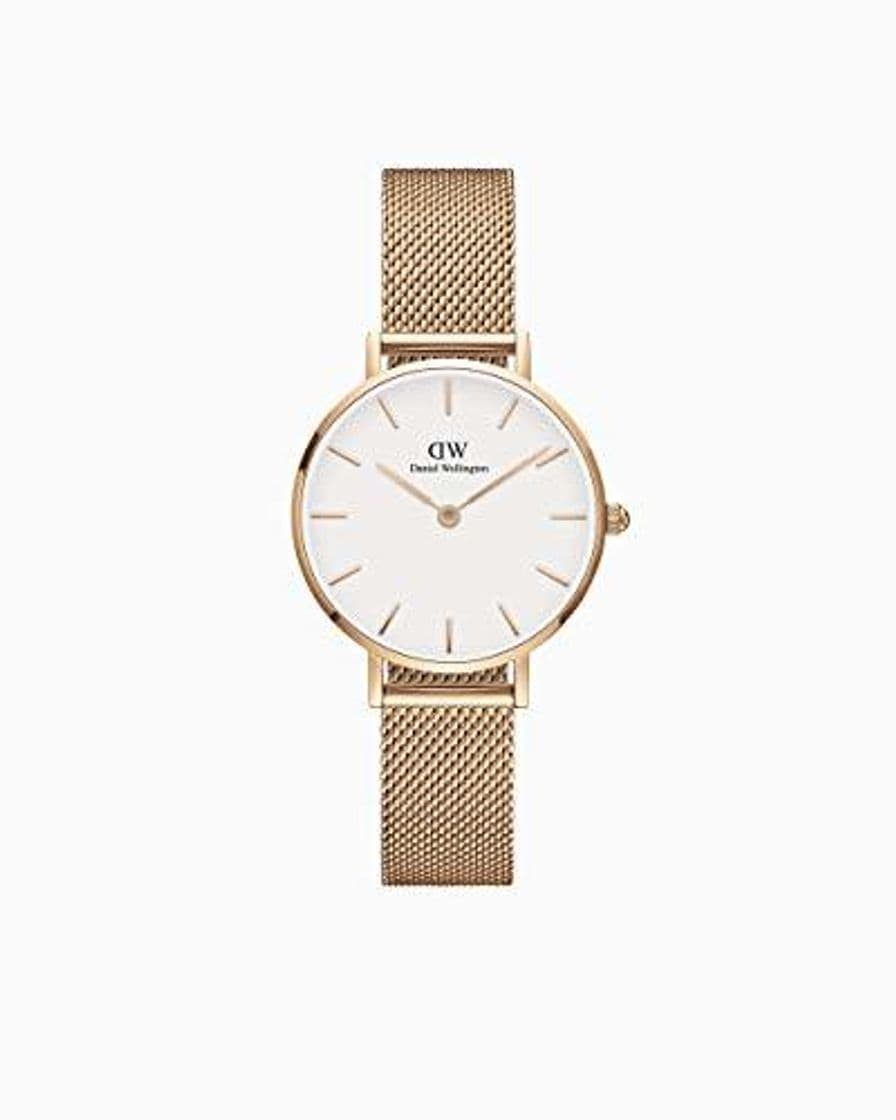 Moda Daniel Wellington Reloj Analógico para Mujer de Cuarzo con Correa en Acero