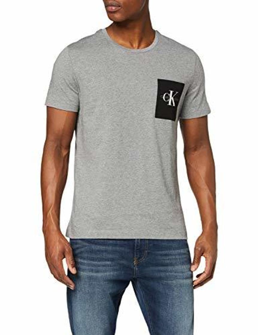 Fashion Calvin Klein Monogram Pocket Slim tee Camiseta