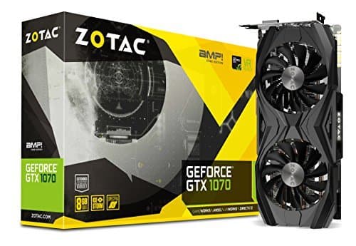 Place Zotac GeForce GTX 1070 AMP Core Edition GeForce GTX 1070 8GB GDDR5