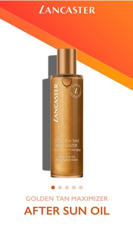 Producto Lancaster Golden Tan Maximizer After Sun Oil