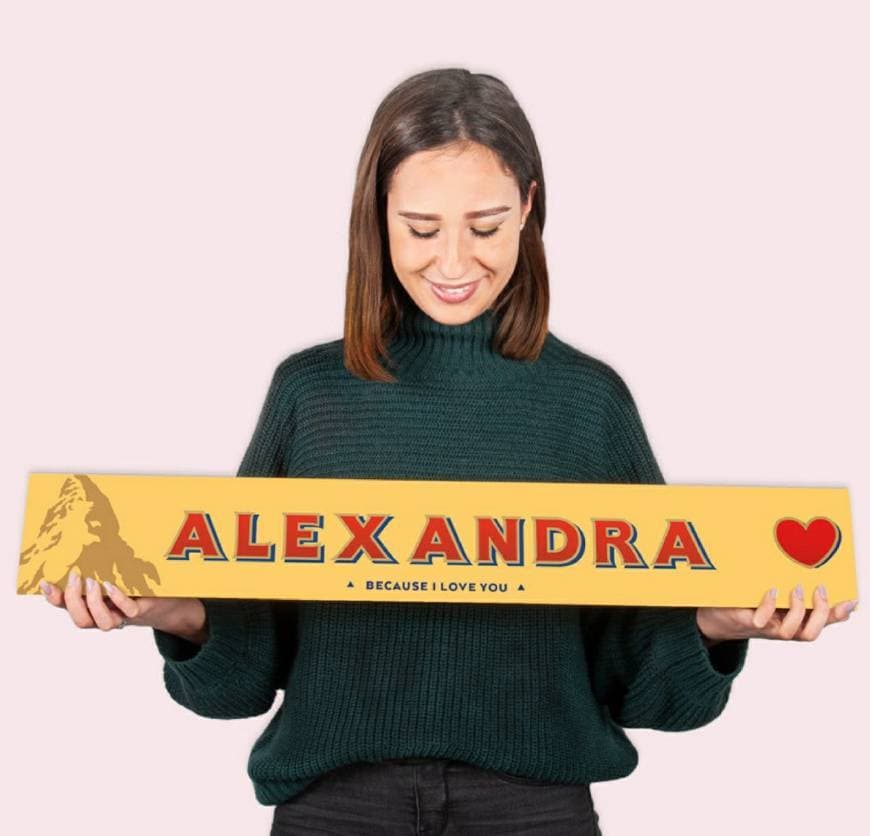 Moda Toblerones gigantes e personalizados