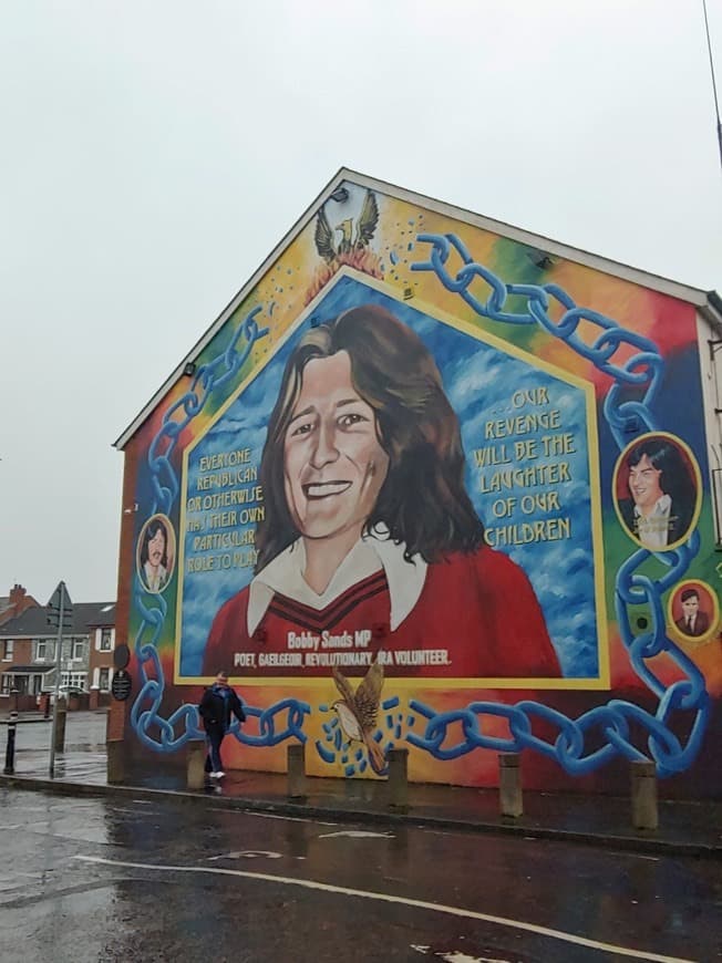 Place Muro da Paz de Belfast