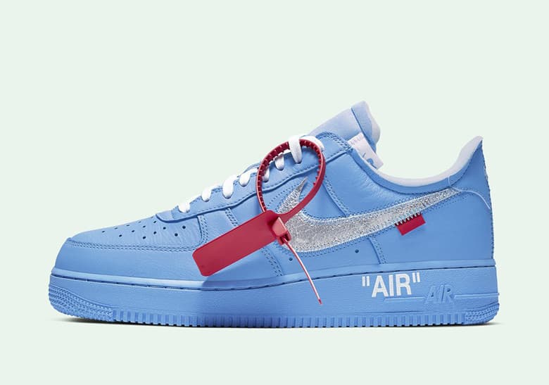 Moda Off-White Nike Air Force 1 Low MCA Blue Release Date - SBD