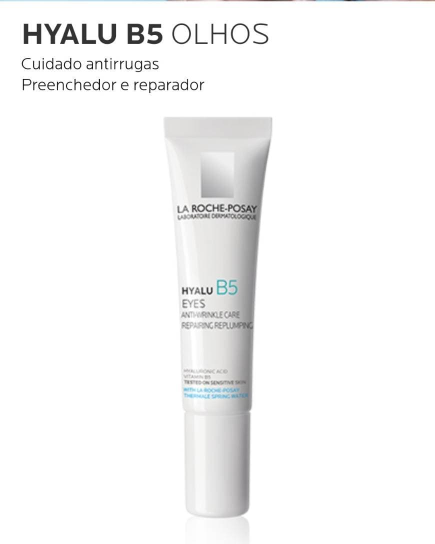 Moda Creme de olhos com ácido hialurónico La Roche Posay