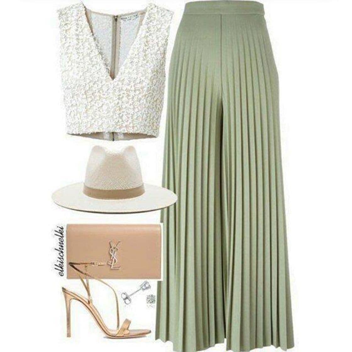 Moda Outfit with palazzo trousers