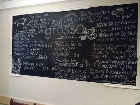 Restaurants Taberna Sal Grosso