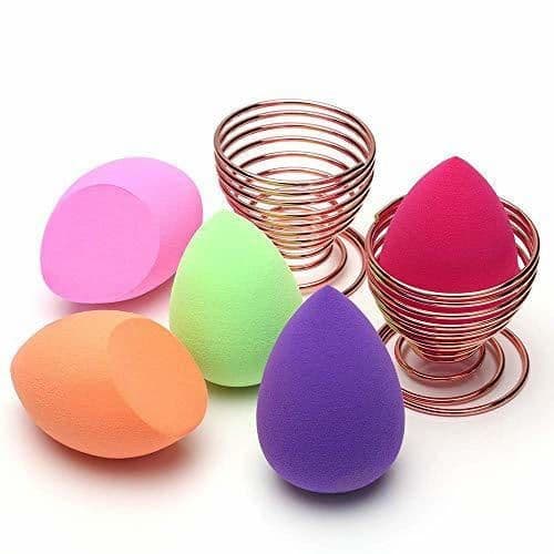 Beauty Esponja Maquillaje, O'Vinna [7-Pack] Esponjas para Maquillaje Facial de Belleza (5 Piezas