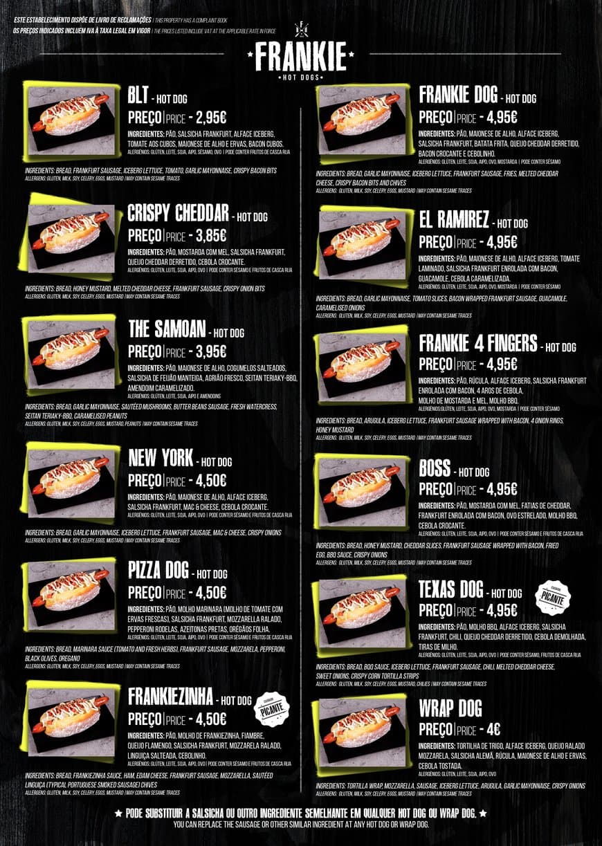 Restaurants Frankie Hot Dogs