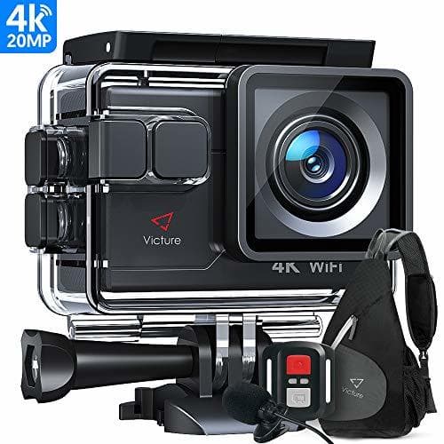 Producto Victure AC700 Cámara Deportiva 4K Wi-Fi 20MP Cámara de Accion Acuatica de