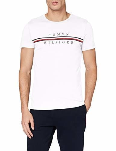 Producto Tommy Hilfiger Corp Split tee Camiseta Deporte, Blanco