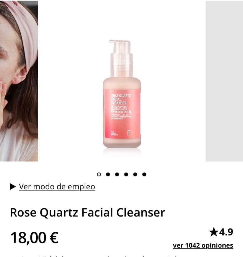 Moda Rose Quartz Facial Cleanser