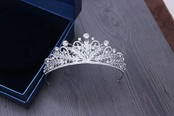 Product OCEUGS Encanto Tiara Nupcial Corona Cristal Claro pedrería Mujeres Pelo Hecho a