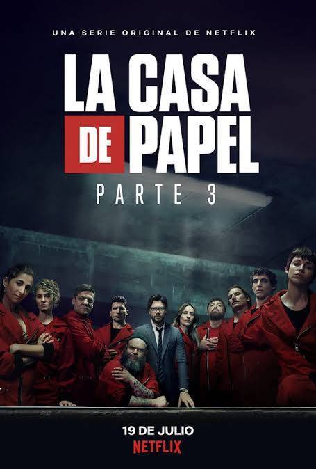 Serie Lá Casa de Papel 3