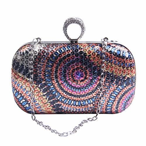 Product LUI SUI Vendimia Brillante Lentejuelas Noche Prom Bolso Mujeres Elegante Bolso de