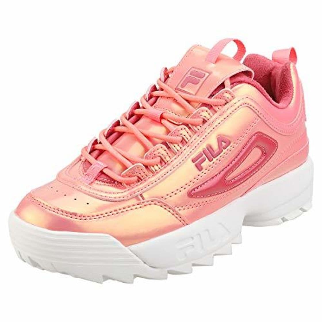 Fashion Fila Mujer Disruptor II Ice Leather Synthetic White Peony Entrenadores 38.5 EU