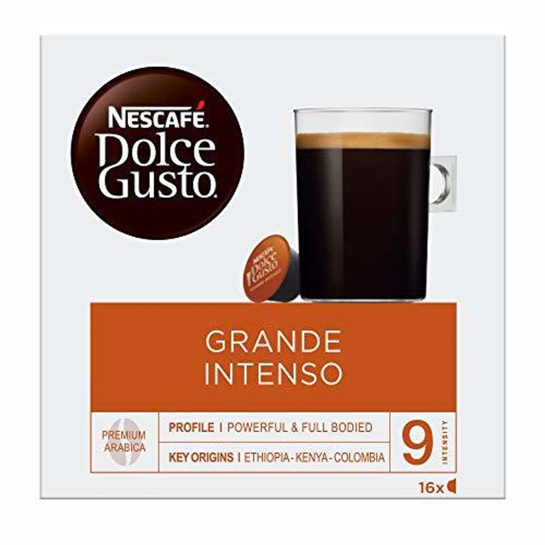 Producto NESCAFÉ Dolce Gusto Cápsulas de Café Grande Intenso, Pack de 3 x