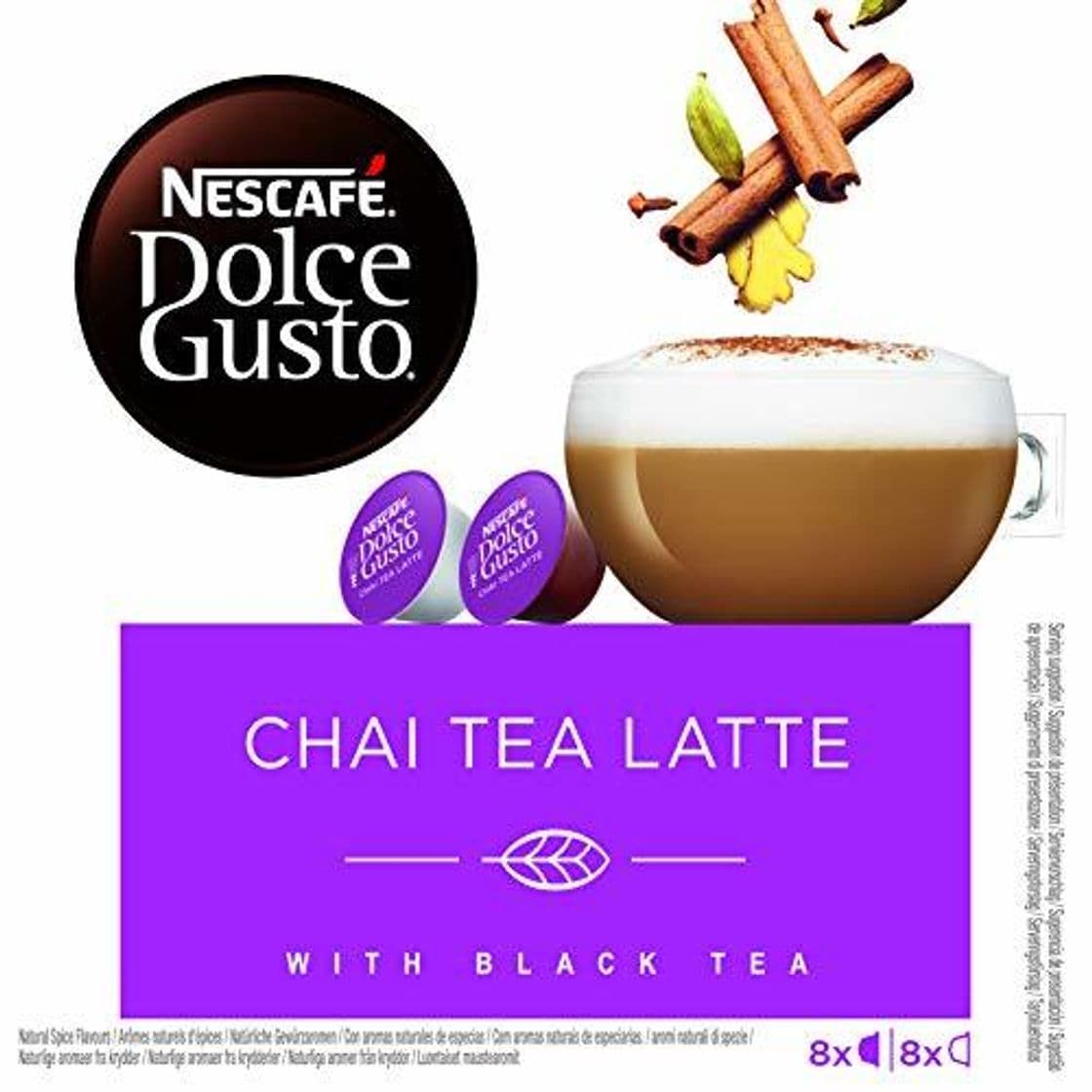 Producto NESCAFÉ Dolce Gusto Chai Tea Latte, Pack de 3 x 16 Cápsulas