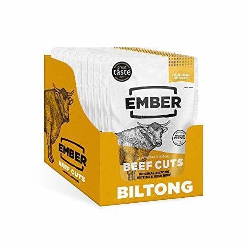 Producto Ember Biltong – Beef Jerky - Cecina de Vaca - Aperitivo alto