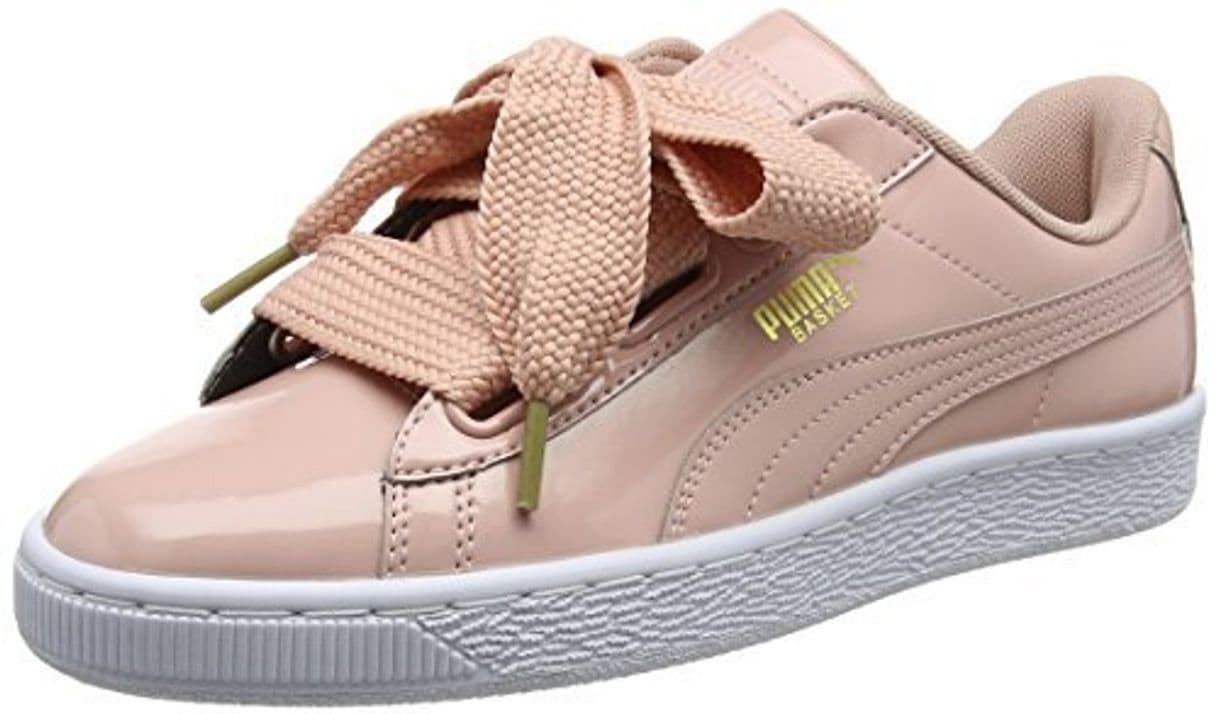 Product Puma Basket Heart Patent Wn's, Zapatillas para Mujer, Beige