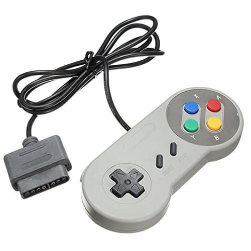 Place TRIXES Cojín de Juegos Retro Controlador de Reemplazo Compatible con SNES