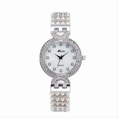 Product PLKNVT Nueva Beauriful Nature Pearl Watch Mujeres Rhinestone Vestido de Las Mujeres