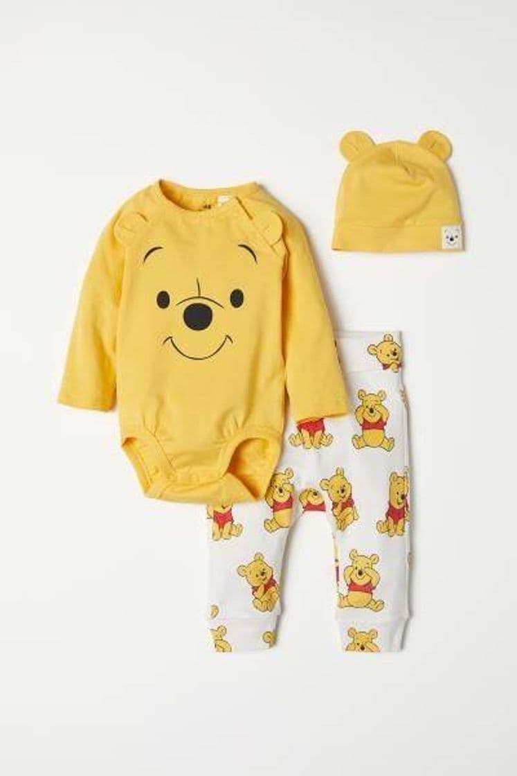 Moda Conjunto Winnie the pooh