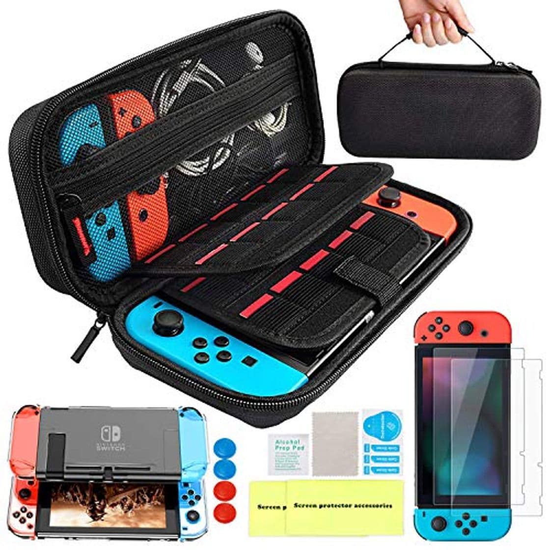 Electrónica Th-some Kit de Accesorios 14 en 1 para Nintendo Switch