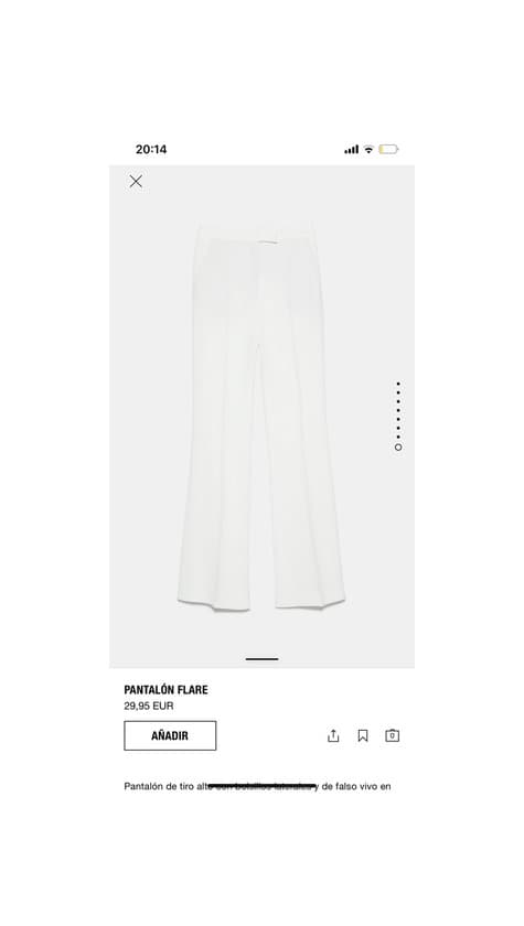 Product Pantalón Zara 