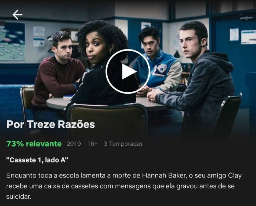 Serie Por Treze Razões 