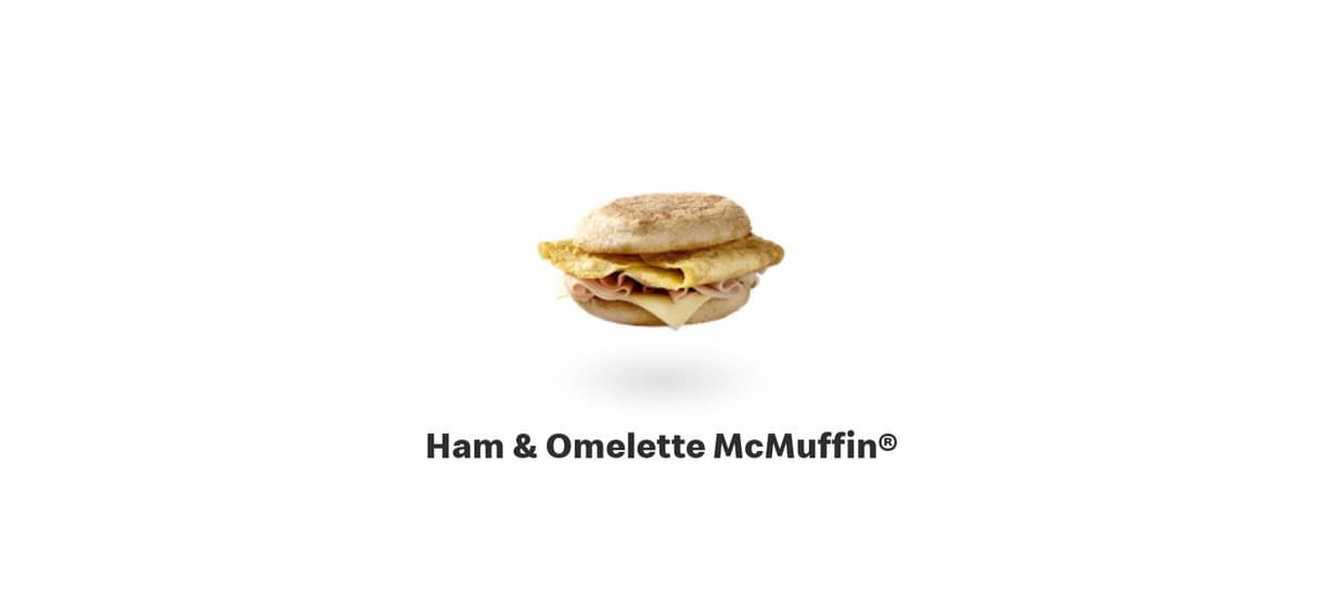 Producto Ham & Omelette McMuffin