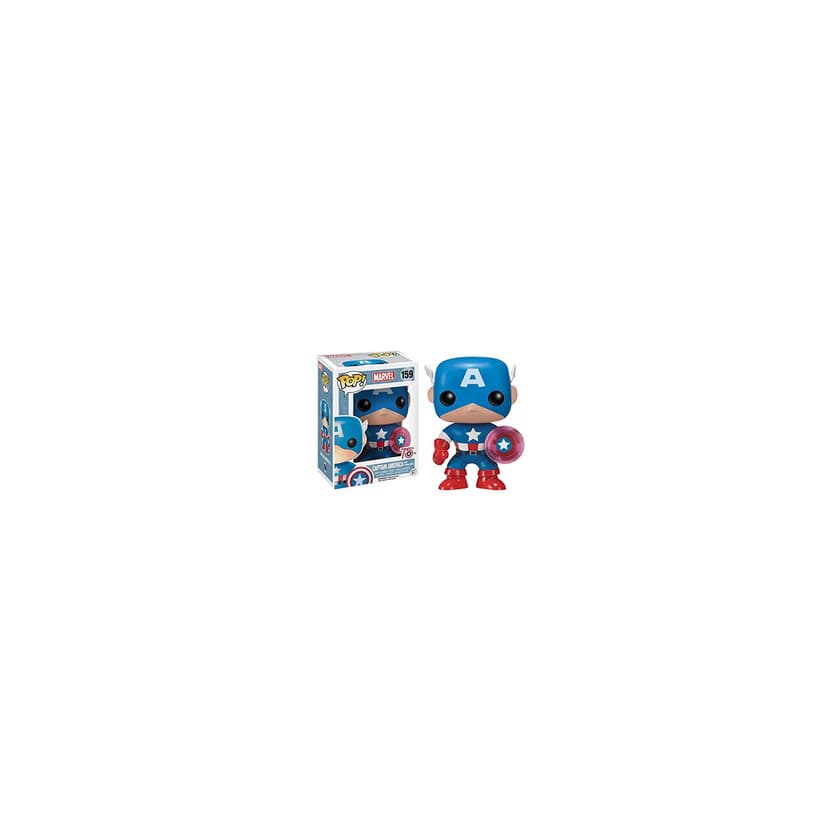 Juego Funko- Pop Marvel: Endgame-Captain America w/BrokenShield & Mjolnir Capt A w/BrokenShield&Mjolnir Colctib