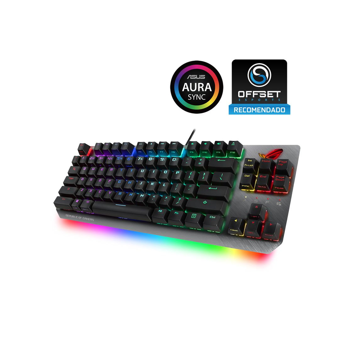 Producto PCBEM » TECLADO GAMER RGB MECâNICO – MKPLUS SLAYER