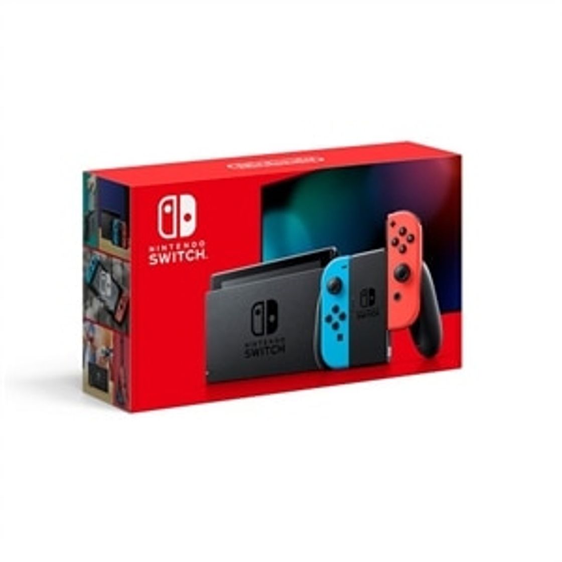 Fashion Nintendo Switch with Neon Blue and Neon Red Joy‑Con