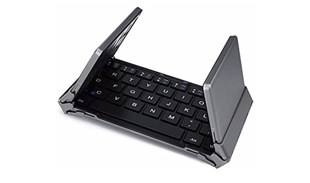 Fashion JUNLIN Bluetooth Keyboard, Bluetooth Foldable Wireless