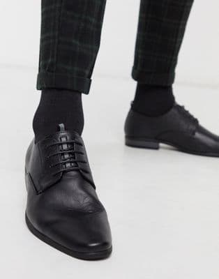 Fashion River Island derby shoes with embossing in black | ASOS