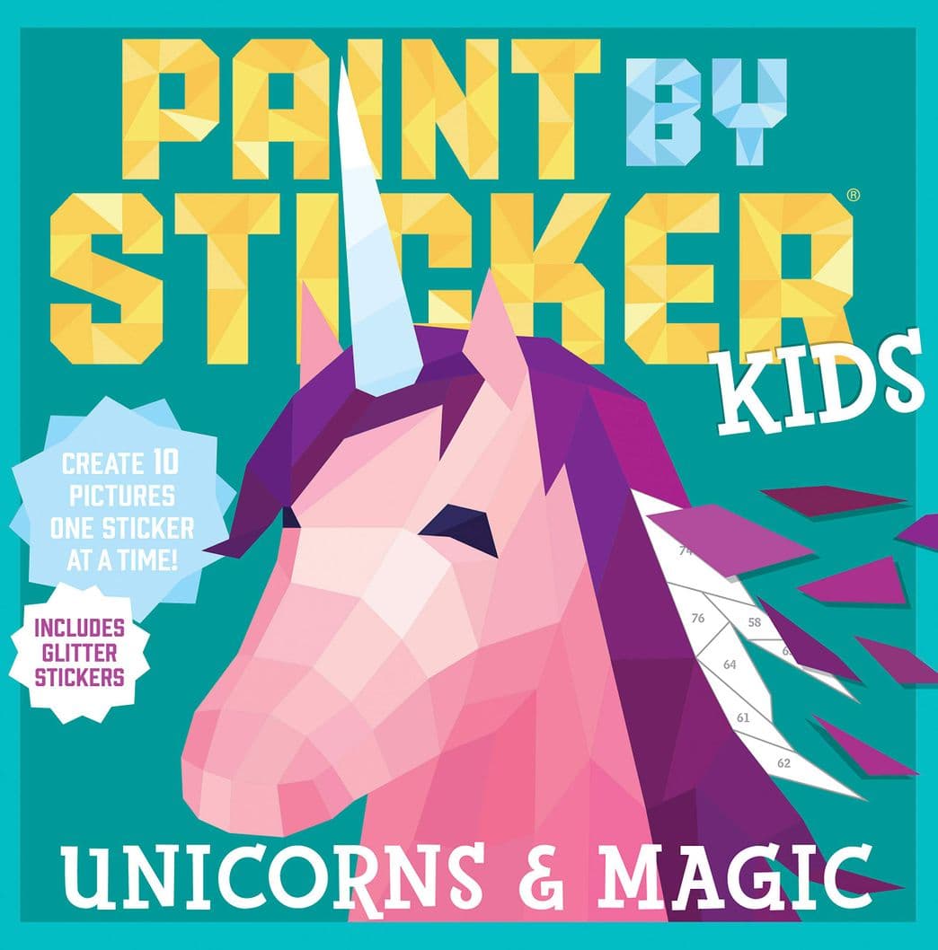 Fashion Paint by Sticker Kids: Unicorns & Magic: Create 10 Pictures 