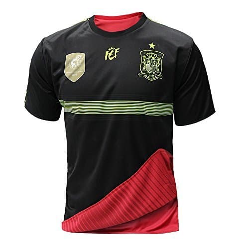 Lugar RFEF Selección española de fútbol. Camiseta Oficial Reversible. 2 en 1.