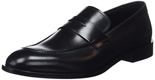 Lugar Geox U Saymore D, Mocasines para Hombre, Negro