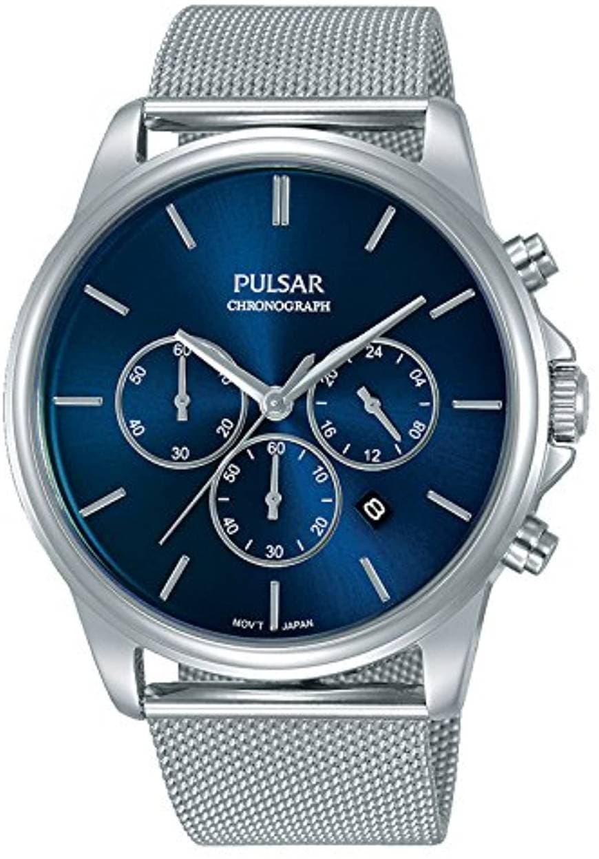 Fashion Pulsar Reloj Cronógrafo para Hombre de Cuarzo con Correa en ...