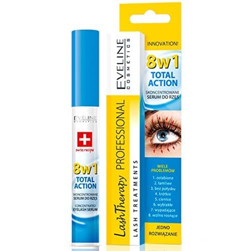 Belleza EVELINE Cosmetics Lash Therapy Concentrated Eyelash Serum Treatment 8in1 Long Strong Thick