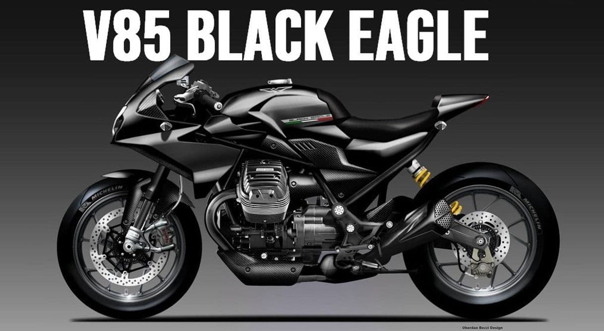 Fashion Moto Guzzi V85 Black Eagle, uma ótima ideia!