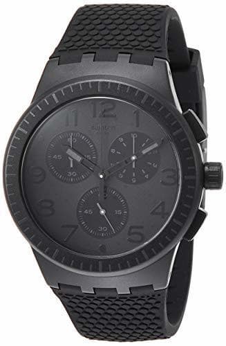 Fashion Swatch Reloj Cronógrafo para Hombre de Cuarzo con Correa en Silicona SUSB104