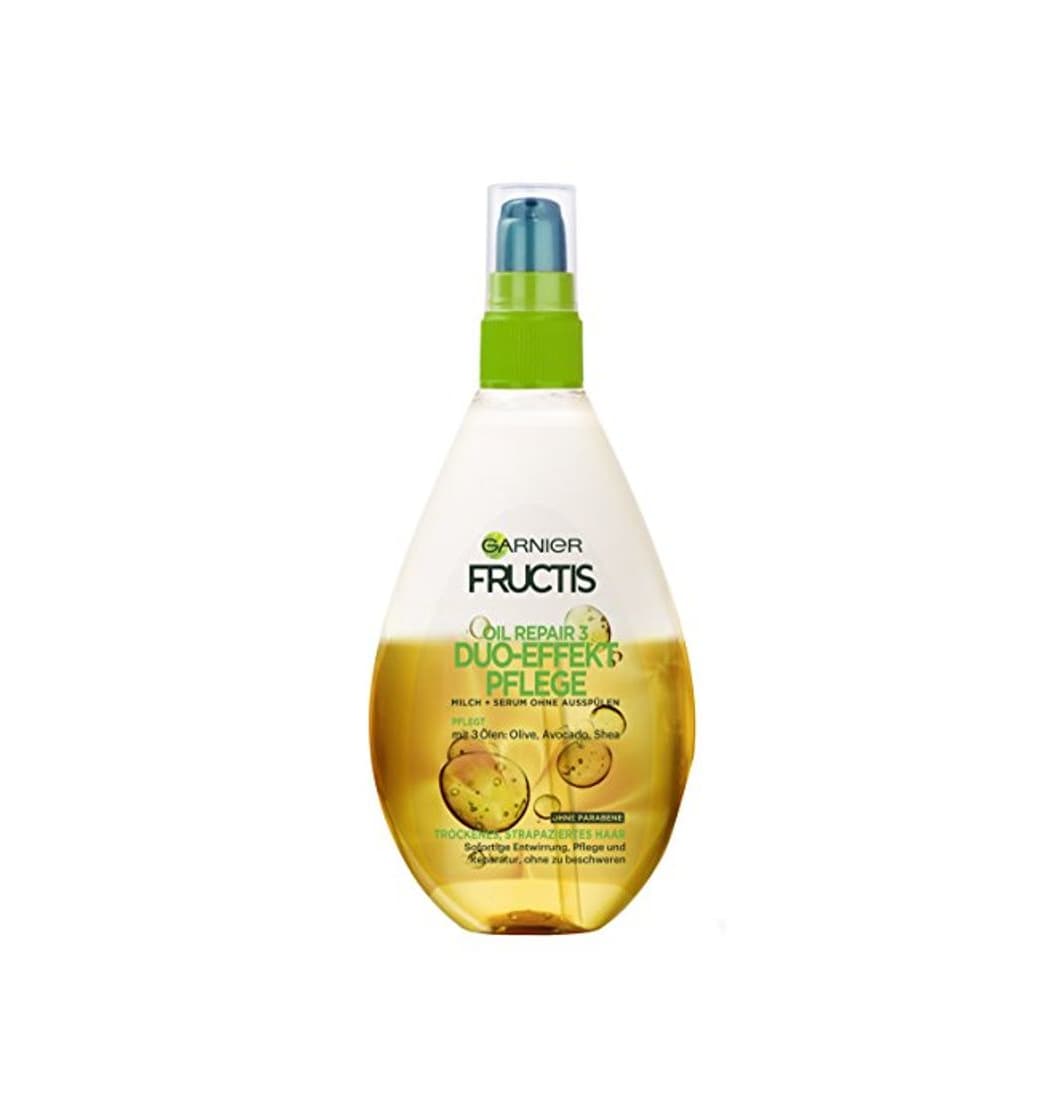 Product Garnier Fructis Reparación aceite Duo cuidados efecto, 1er Pack