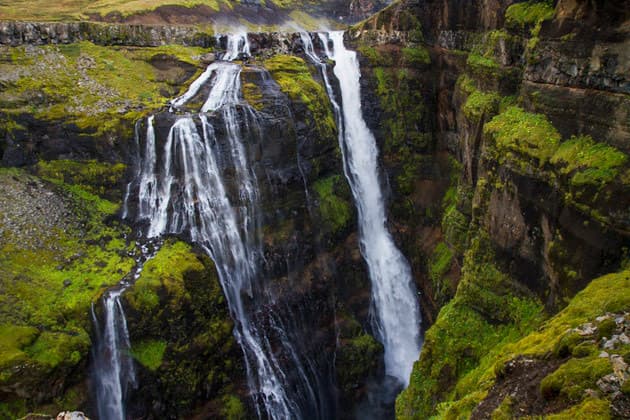 Lugar Glymur Waterfall