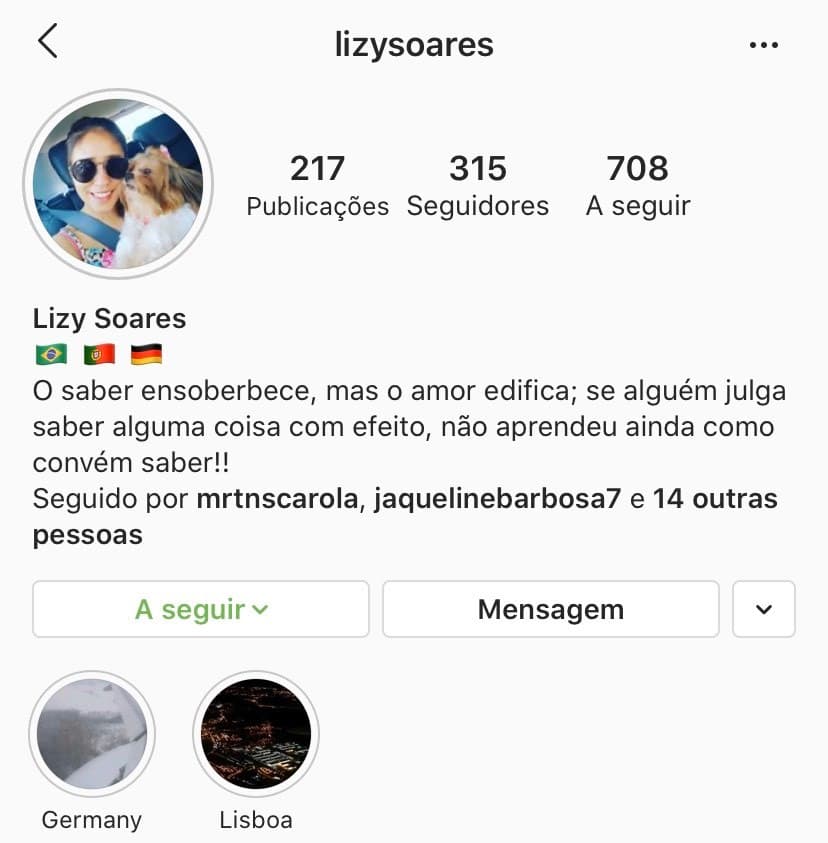 App Contas do Instagram