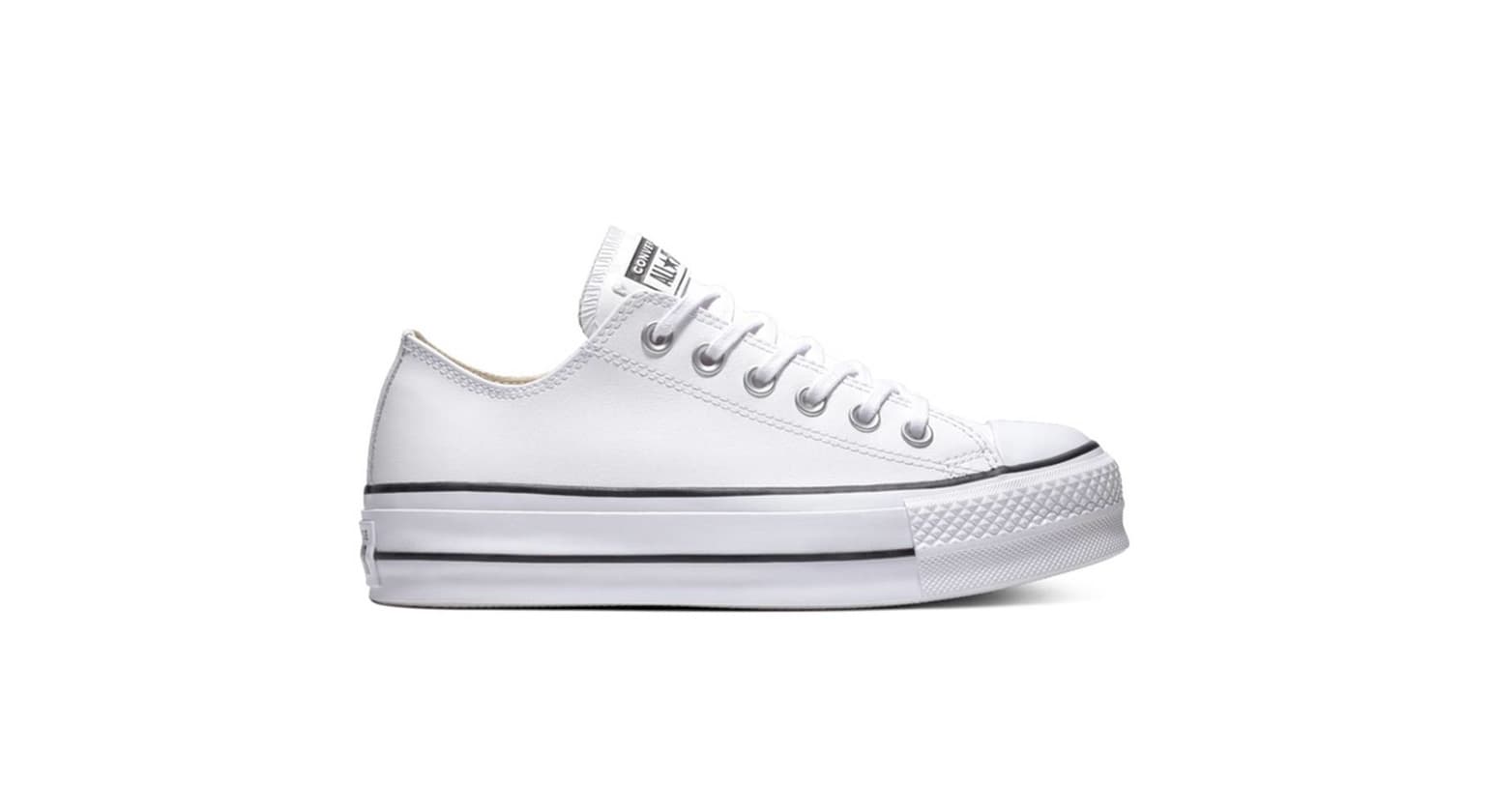 Product Converse bajas blancas cuero