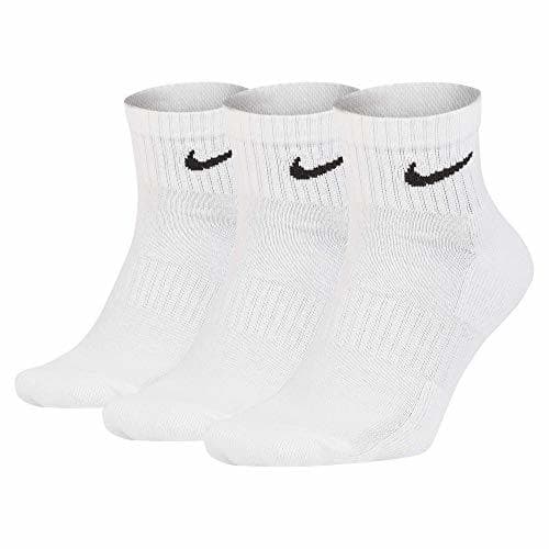 Fitness Nike U Nk Everyday Cush Ankle 3pr Socks