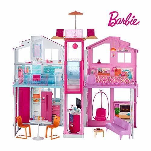 Product Barbie Supercasa, casa de muñecas con accesorios