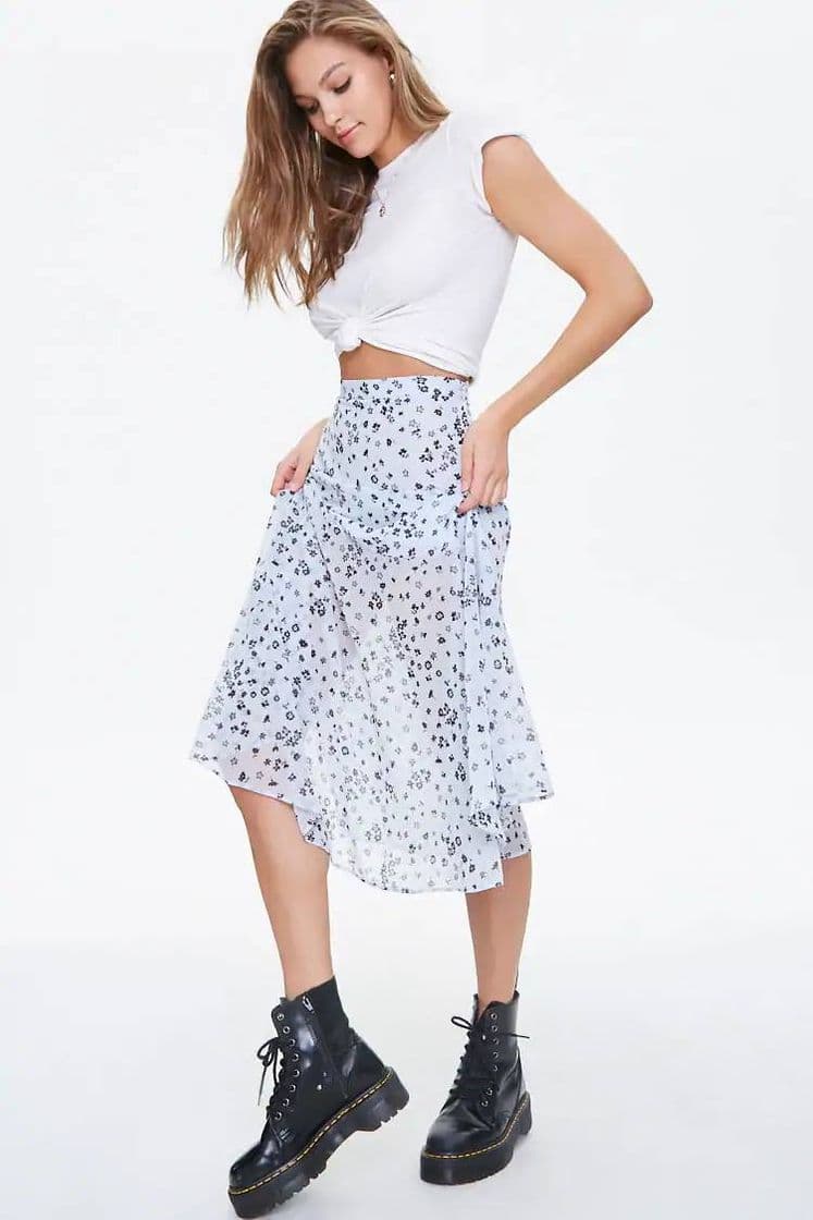 Producto Chiffon Floral Maxi Skirt